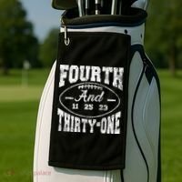 4th And 31 Alabama Fourth And Thirty One Alabama Golf Towel thumb 2