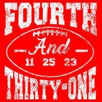 4th And 31 Alabama Fourth And Thirty One Alabama Santa Hat thumb 1