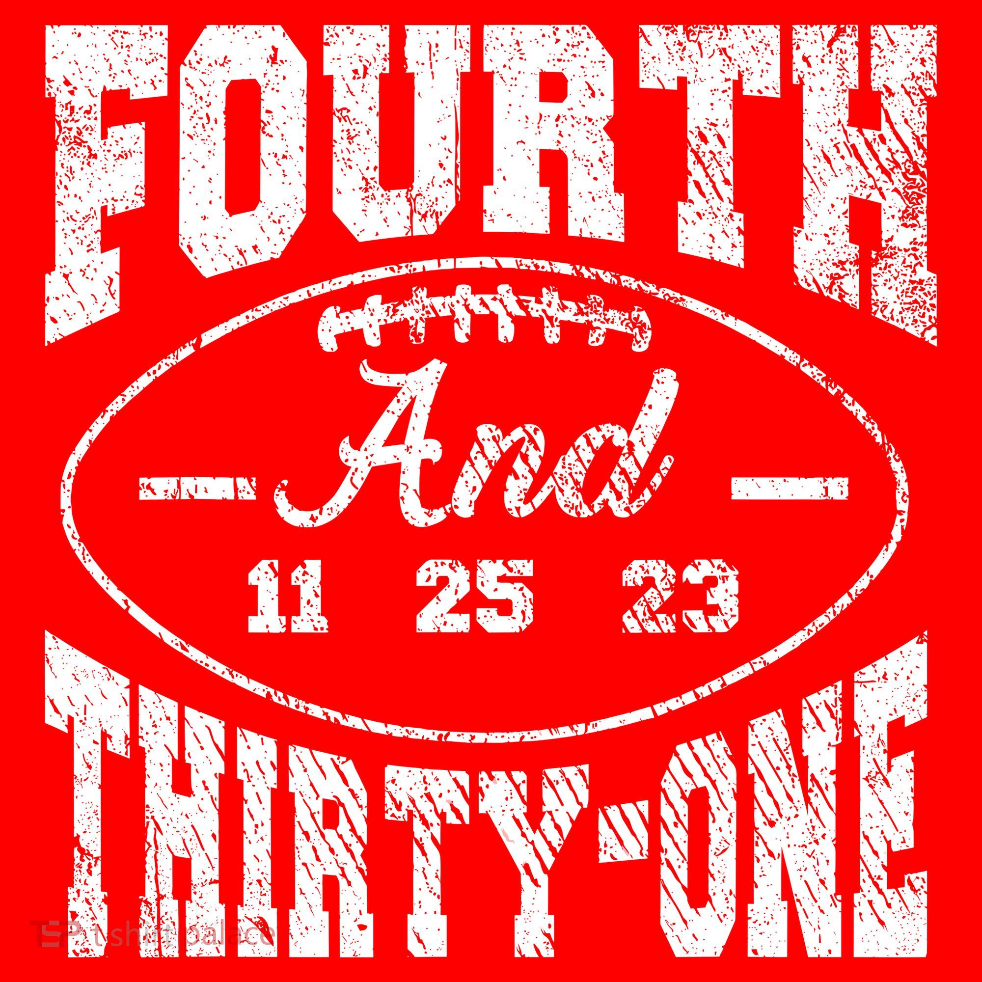 4th And 31 Alabama Fourth And Thirty One Alabama Santa Hat