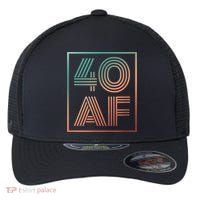 40 Af 40th Birthday Forty Years Old Retro Flexfit Unipanel Trucker Cap thumb 0