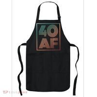 40 Af 40th Birthday Forty Years Old Retro Apron thumb 0