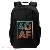 40 Af 40th Birthday Forty Years Old Retro Backpack thumb 0