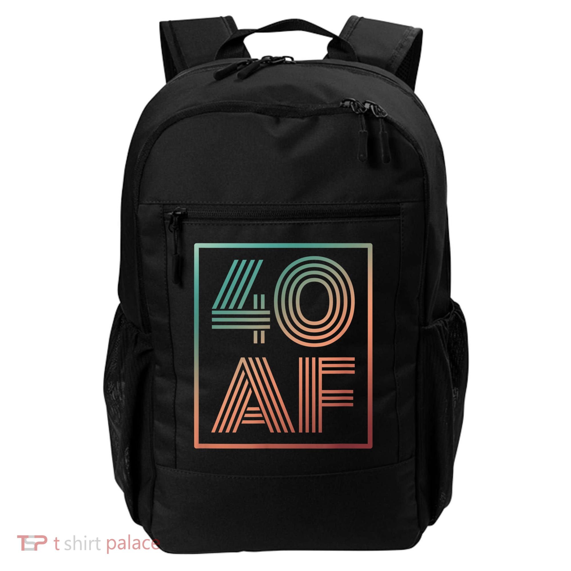 40 Af 40th Birthday Forty Years Old Retro Backpack