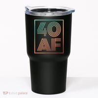 40 Af 40th Birthday Forty Years Old Retro Tumbler thumb 0