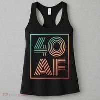 40 Af 40th Birthday Forty Years Old Retro Women's Tank Top thumb 3