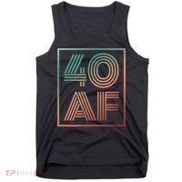 40 Af 40th Birthday Forty Years Old Retro Tank Top thumb 0