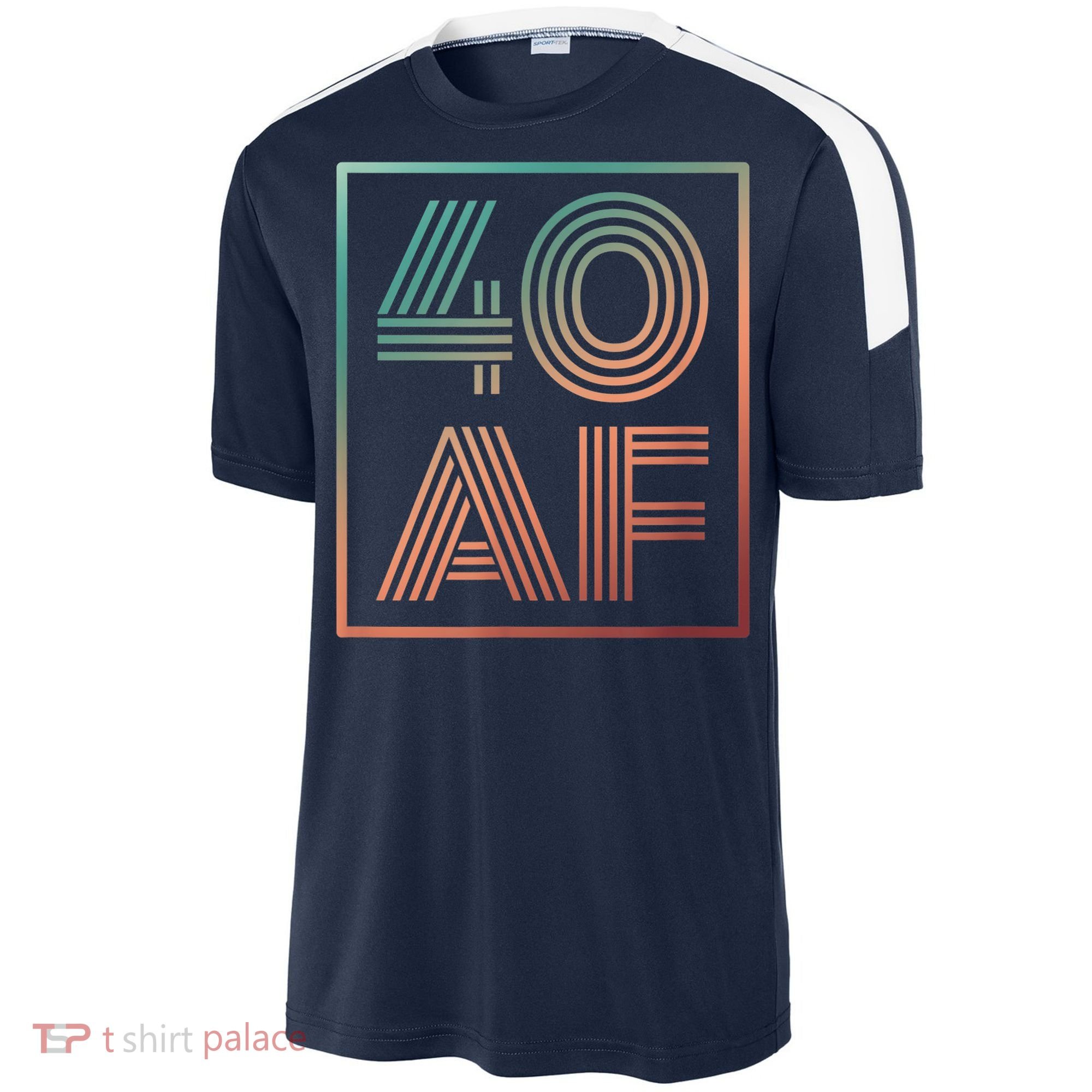 40 Af 40th Birthday Forty Years Old Retro Sport-Tek Competitor United Soccer Jersey