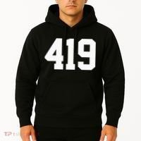 419 Area Code Toledo Sylvania Mansfield Lima Findlay Ohio Hoodie thumb 2