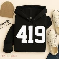 419 Area Code Toledo Sylvania Mansfield Lima Findlay Ohio Hoodie thumb 4