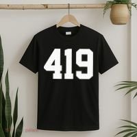 419 Area Code Toledo Sylvania Mansfield Lima Findlay Ohio T-Shirt thumb 2