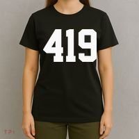 419 Area Code Toledo Sylvania Mansfield Lima Findlay Ohio T-Shirt thumb 4