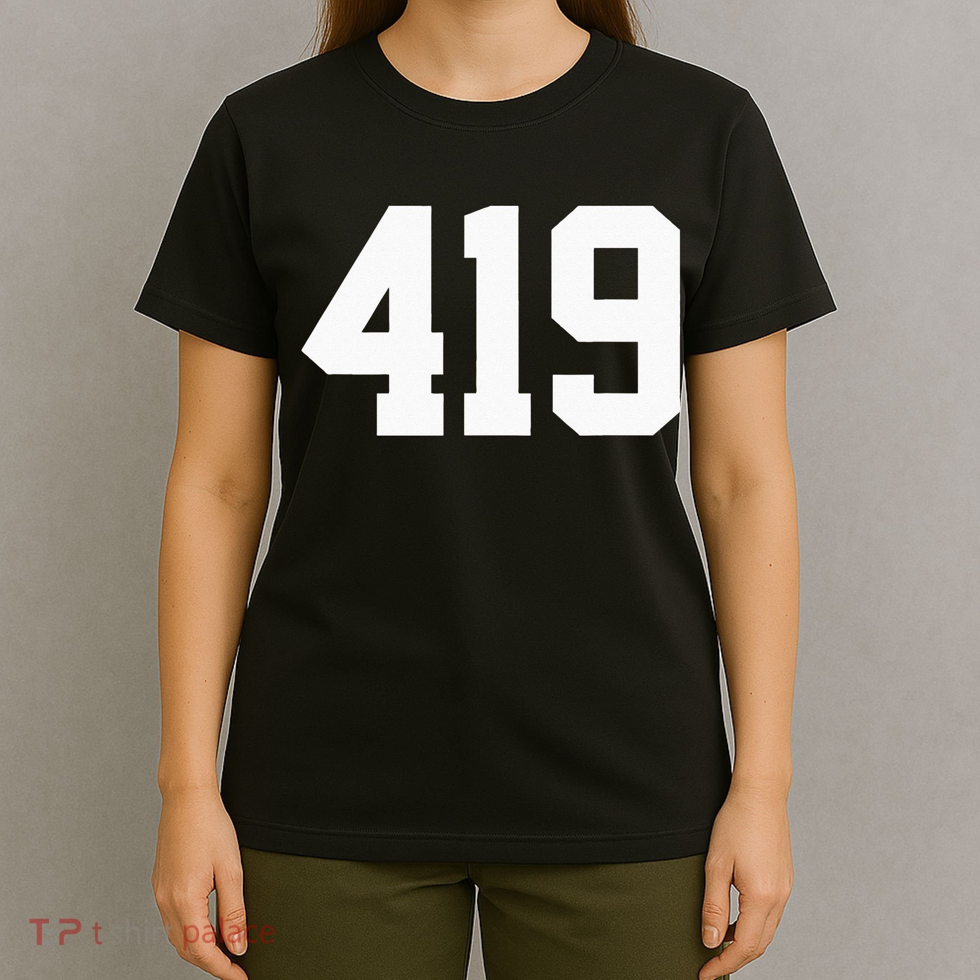 419 Area Code Toledo Sylvania Mansfield Lima Findlay Ohio T-Shirt