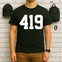 419 Area Code Toledo Sylvania Mansfield Lima Findlay Ohio T-Shirt thumb 6