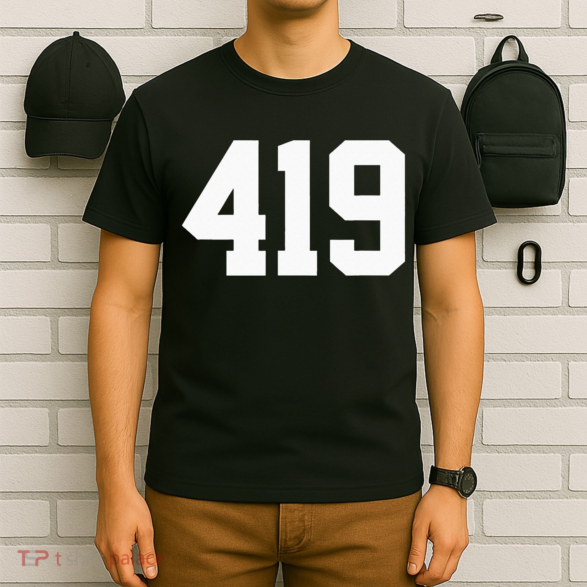 419 Area Code Toledo Sylvania Mansfield Lima Findlay Ohio T-Shirt