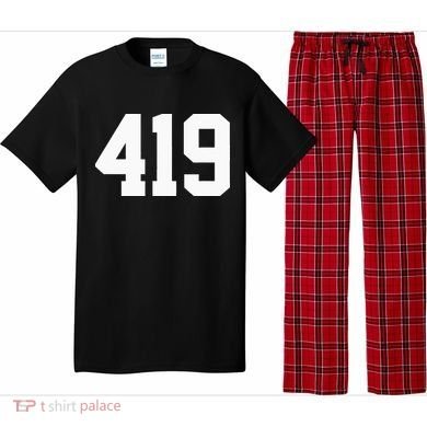 419 Area Code Toledo Sylvania Mansfield Lima Findlay Ohio Pajama Set