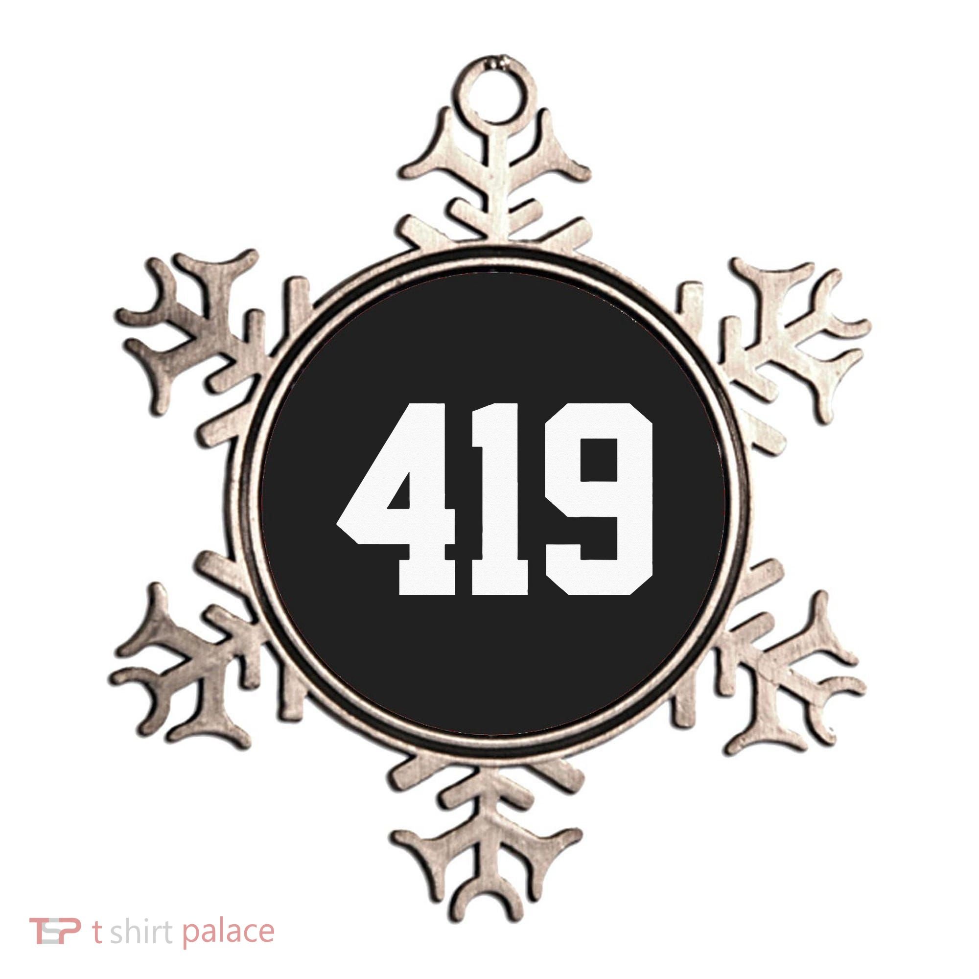 419 Area Code Toledo Sylvania Mansfield Lima Findlay Ohio Ornament