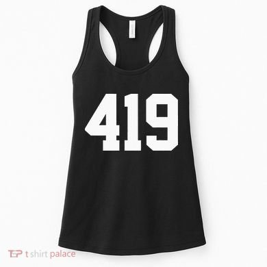 419 Area Code Toledo Sylvania Mansfield Lima Findlay Ohio Women's Tank Top