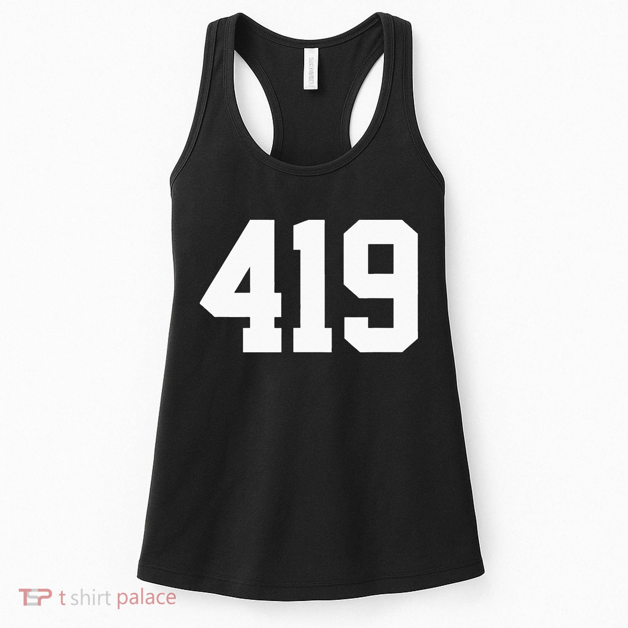 419 Area Code Toledo Sylvania Mansfield Lima Findlay Ohio Women's Tank Top