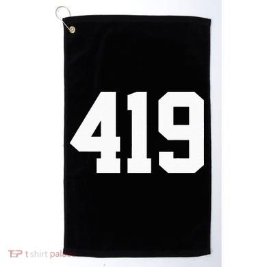 419 Area Code Toledo Sylvania Mansfield Lima Findlay Ohio Golf Towel