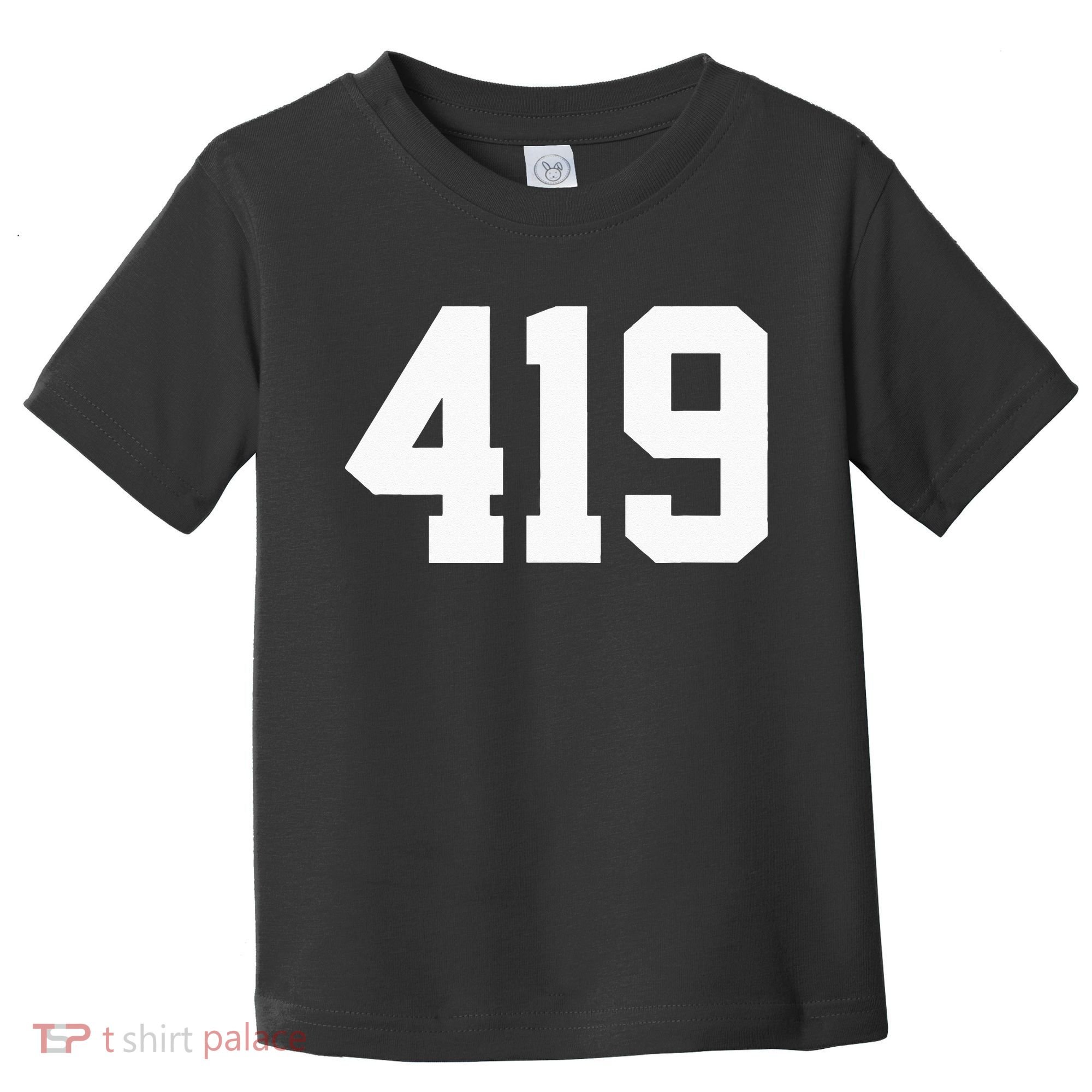419 Area Code Toledo Sylvania Mansfield Lima Findlay Ohio Toddler T-Shirt