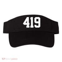 419 Area Code Toledo Sylvania Mansfield Lima Findlay Ohio Visor thumb 0