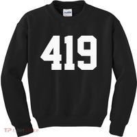 419 Area Code Toledo Sylvania Mansfield Lima Findlay Ohio Kids Sweatshirt thumb 0