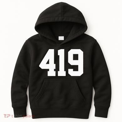 419 Area Code Toledo Sylvania Mansfield Lima Findlay Ohio Kids Hoodie