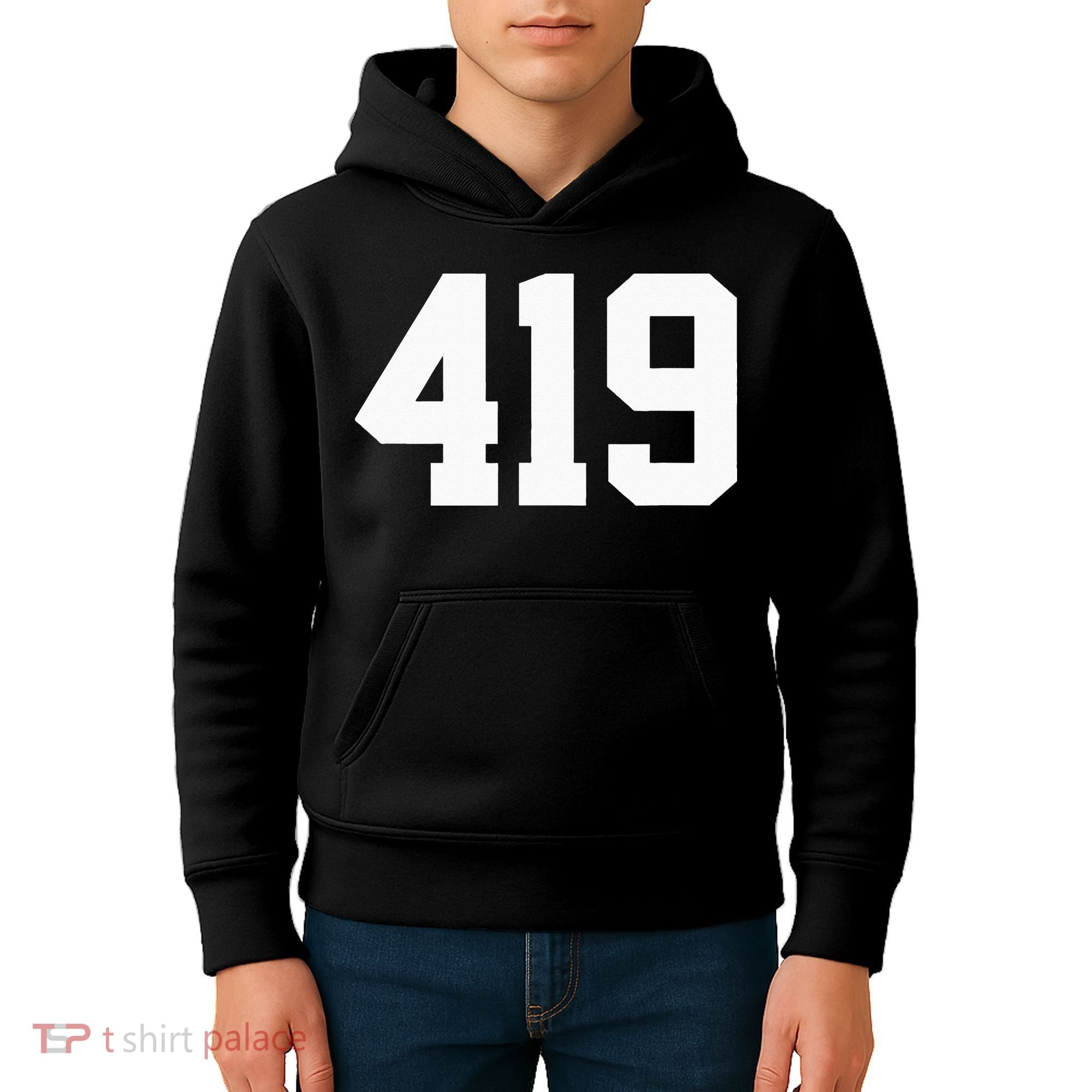419 Area Code Toledo Sylvania Mansfield Lima Findlay Ohio Kids Hoodie