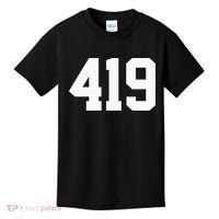 419 Area Code Toledo Sylvania Mansfield Lima Findlay Ohio Kids T-Shirt thumb 0