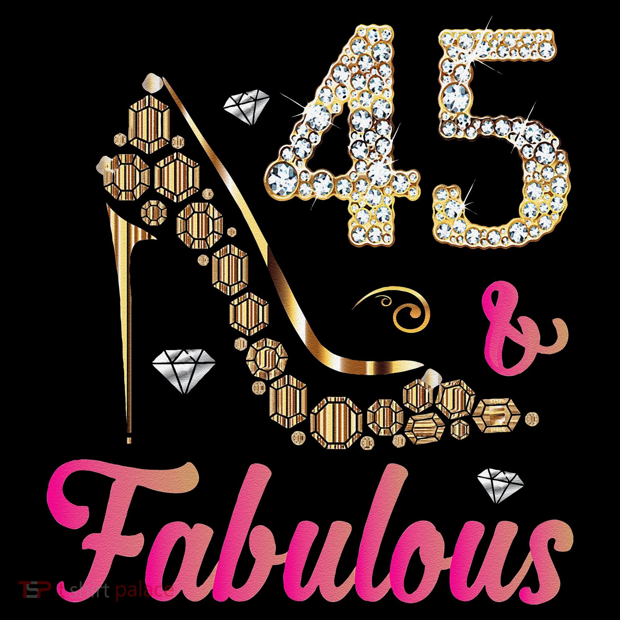 45 And Fabulous Funny 45th Birthday Cute Gift Beautiful Fun Coffee Mug