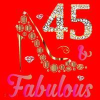 45 And Fabulous Funny 45th Birthday Cute Gift Beautiful Fun Santa Hat thumb 1