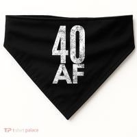 40 AF Funny 40th Birthday Gift 40 Year Old Idea 1978 USA-Made Doggie Bandana thumb 0