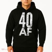 40 AF Funny 40th Birthday Gift 40 Year Old Idea 1978 Hoodie thumb 2