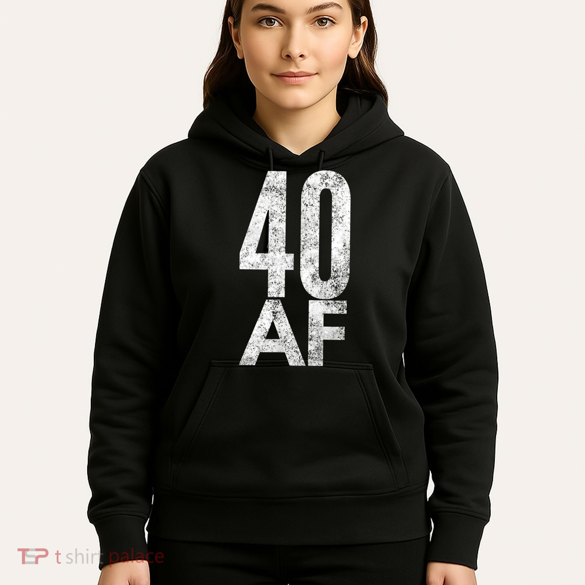 40 AF Funny 40th Birthday Gift 40 Year Old Idea 1978 Hoodie