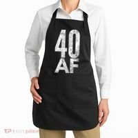 40 AF Funny 40th Birthday Gift 40 Year Old Idea 1978 Apron thumb 2