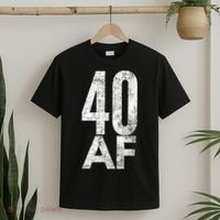40 AF Funny 40th Birthday Gift 40 Year Old Idea 1978 T-Shirt thumb 2