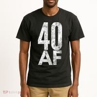 40 AF Funny 40th Birthday Gift 40 Year Old Idea 1978 Tall T-Shirt thumb 2
