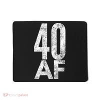 40 AF Funny 40th Birthday Gift 40 Year Old Idea 1978 Mousepad thumb 0