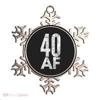 40 AF Funny 40th Birthday Gift 40 Year Old Idea 1978 Ornament thumb 0