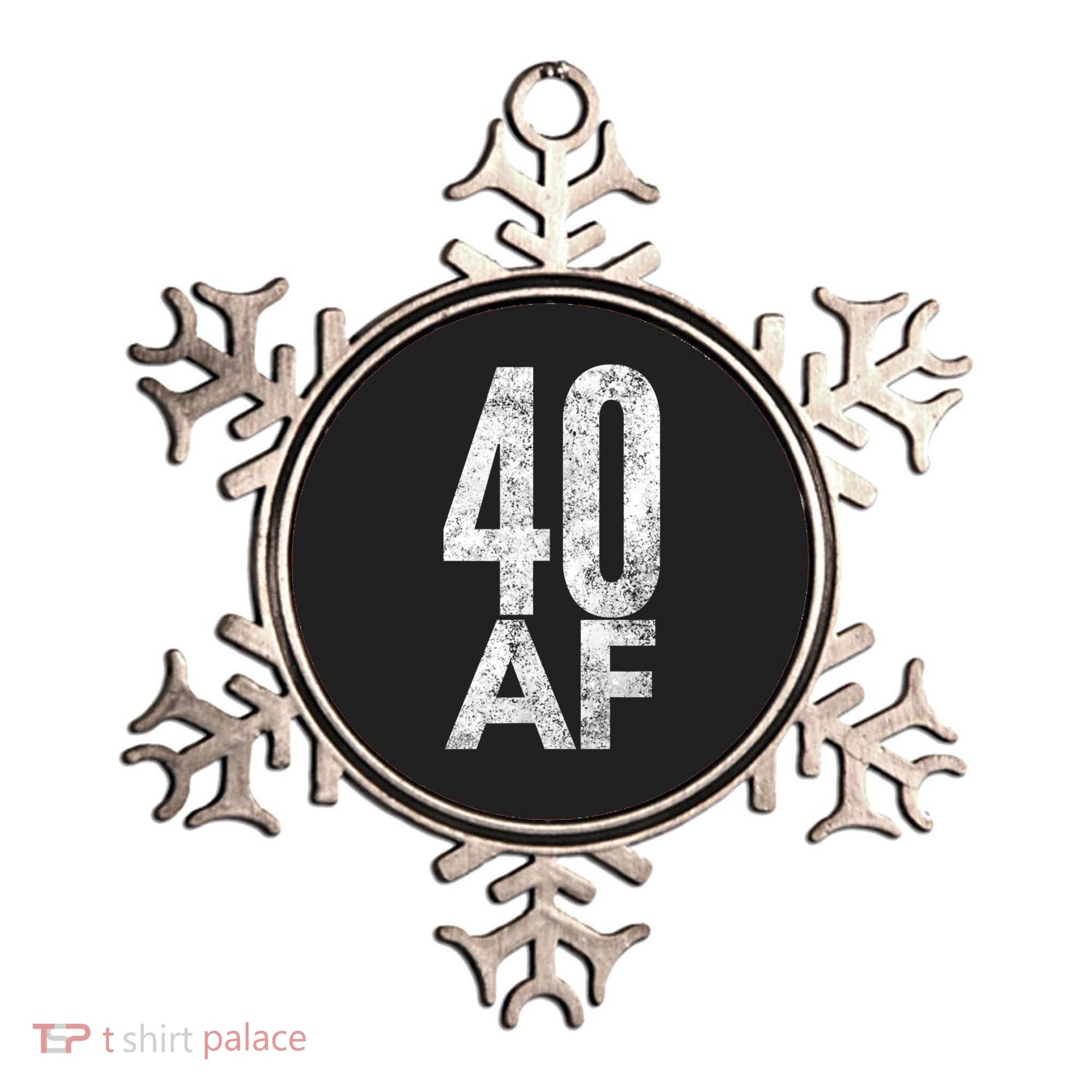 40 AF Funny 40th Birthday Gift 40 Year Old Idea 1978 Ornament