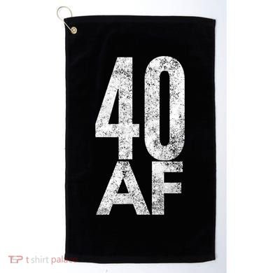40 AF Funny 40th Birthday Gift 40 Year Old Idea 1978 Golf Towel