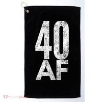 40 AF Funny 40th Birthday Gift 40 Year Old Idea 1978 Golf Towel thumb 0