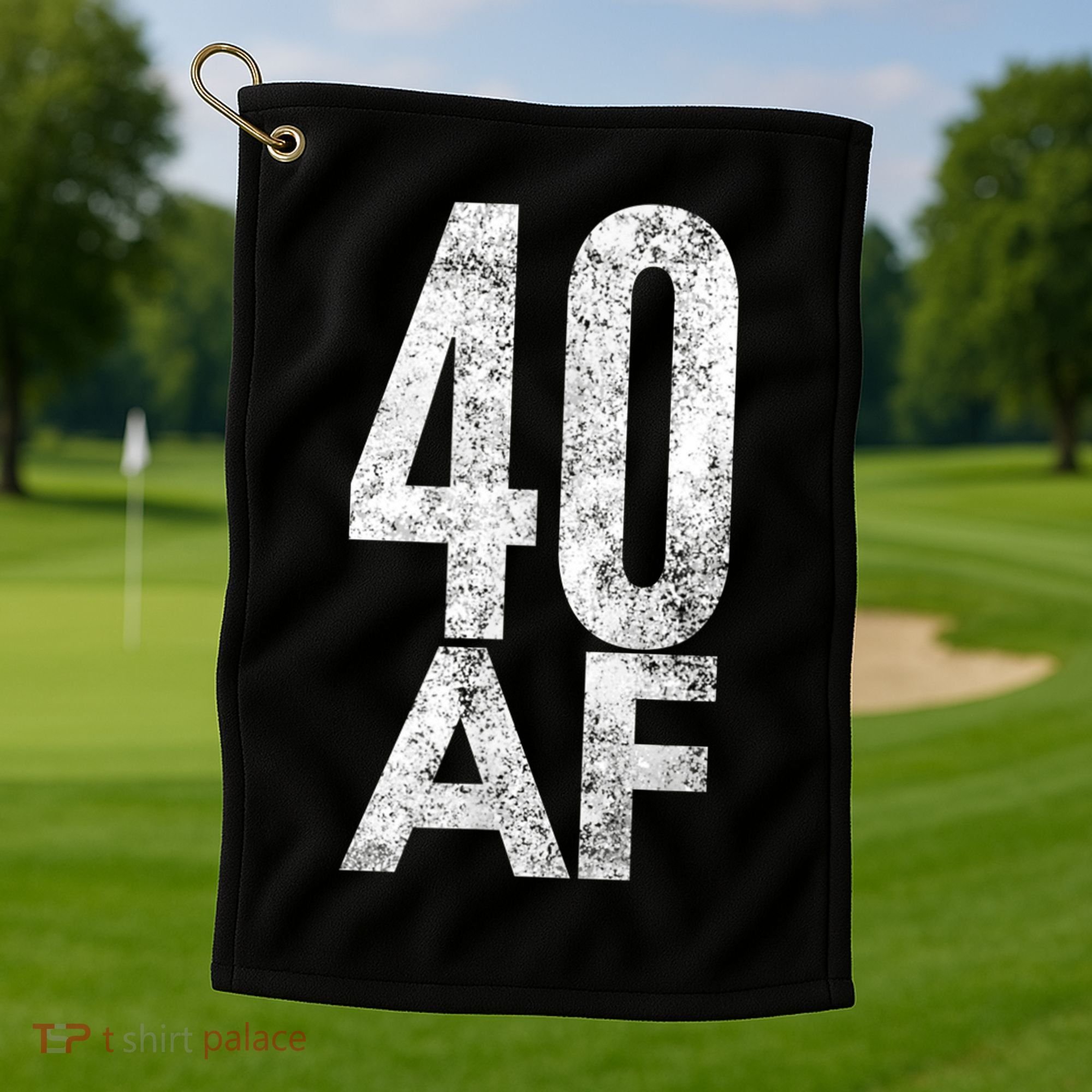 40 AF Funny 40th Birthday Gift 40 Year Old Idea 1978 Golf Towel