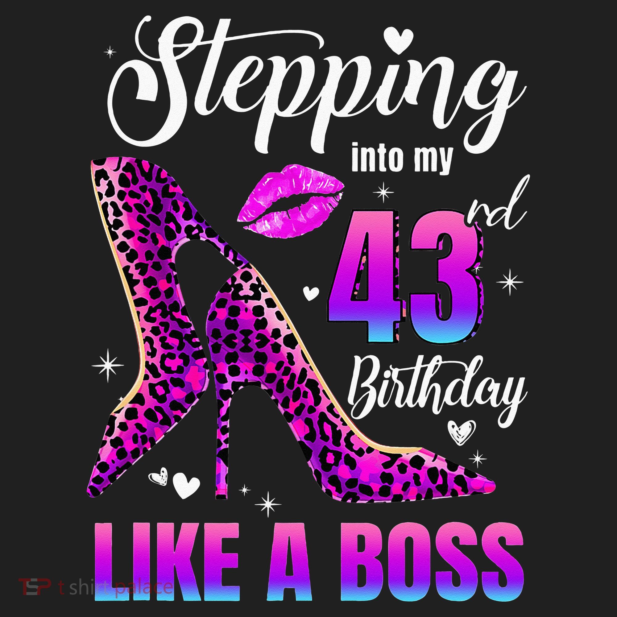 43 And Fabulous High Heels Stepping Into My 43Rd Birthday Women's Sweatshirt