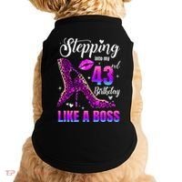 43 And Fabulous High Heels Stepping Into My 43Rd Birthday Doggie Tank thumb 0