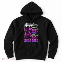 43 And Fabulous High Heels Stepping Into My 43Rd Birthday Hoodie thumb 0