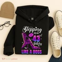 43 And Fabulous High Heels Stepping Into My 43Rd Birthday Hoodie thumb 4