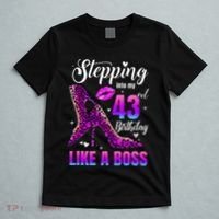 43 And Fabulous High Heels Stepping Into My 43Rd Birthday T-Shirt thumb 5