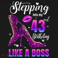 43 And Fabulous High Heels Stepping Into My 43Rd Birthday Mousepad thumb 1
