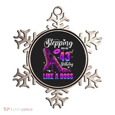 43 And Fabulous High Heels Stepping Into My 43Rd Birthday Ornament